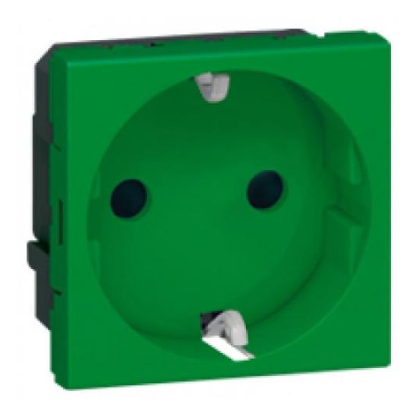 LEGRAND - 77216 КОНТАКТ ШУКО С ДЕТСКА ЗАЩИТА MOSAIC ЗЕЛЕН