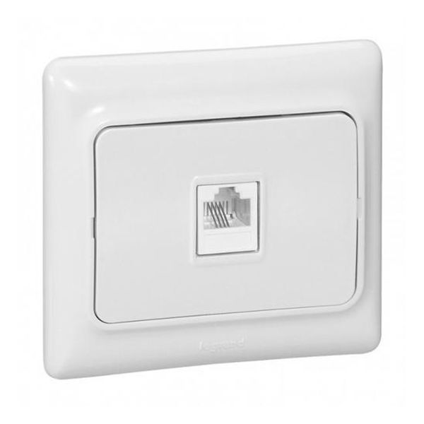 LEGRAND - 782124 КОМПЮТЪРНА РОЗЕТКА RJ45 CAT.5E БЯЛ