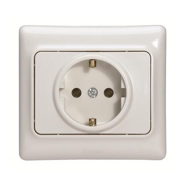 LEGRAND - 782141 КОНТАКТ ШУКО 16А КРЕМ