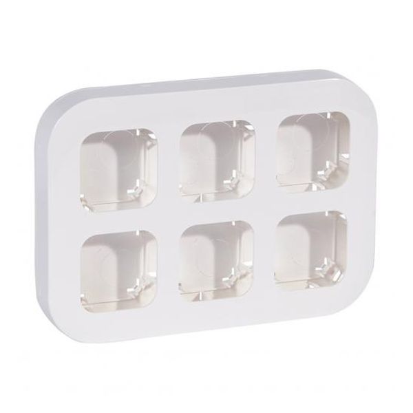 LEGRAND - 782496 КОНЗОЛА ЗА ОМ 6 ГНЕЗДА IP21 FORIX БЯЛ