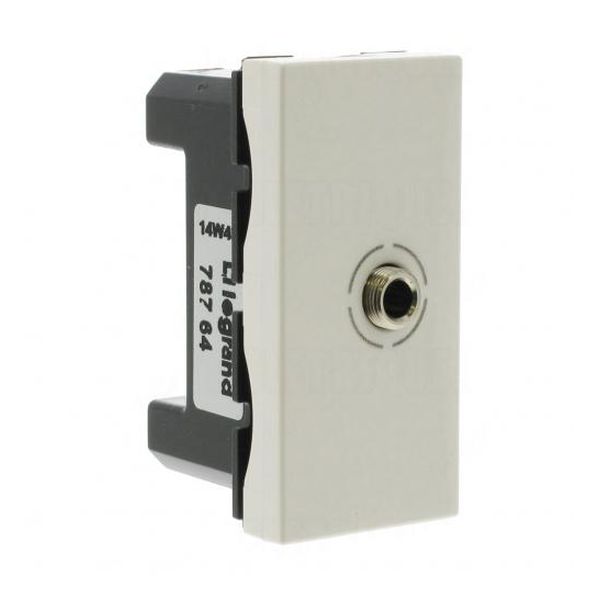 LEGRAND - 78764 РОЗЕТКА С АУДИО ЖАК 3.5ММ2 1 МОДУЛ MOSAIC БЯЛ