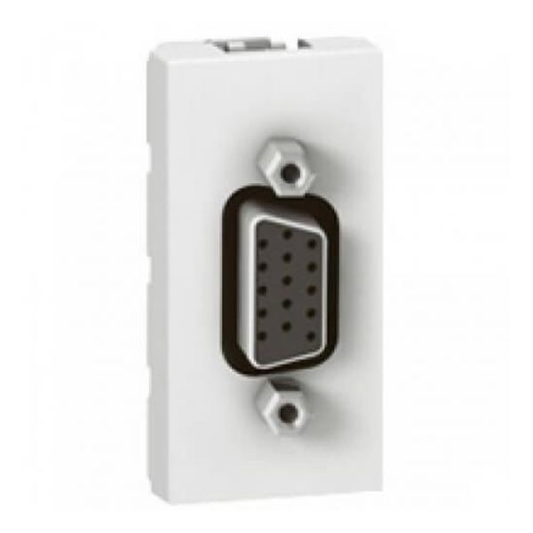 LEGRAND - 78772 VGA РОЗЕТКА HD15 1 МОДУЛ MOSAIC БЯЛ