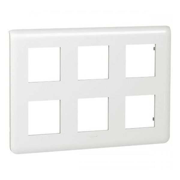 LEGRAND - 78832 ЛИЦЕВА РАМКА 2 РЕДА 2Х6 МОД. НЕМСКИ СТАНДАРТ ЦВЯТ БЯЛ MOSAIC