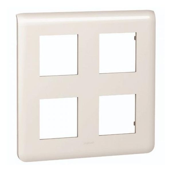LEGRAND - 78838 ЛИЦЕВА РАМКА 2 РЕДА 2Х2 МОД. НЕМСКИ СТАНДАРТ ЦВЯТ БЯЛ MOSAIC