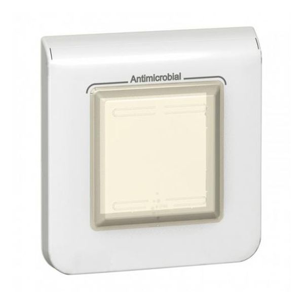 LEGRAND - 78880 ДВУМОДУЛНА РАМКА АНТИБАКТЕРИАЛНА ВЛАГОЗАЩИТЕНА MOSAIC БЯЛО