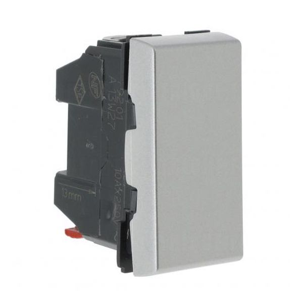 LEGRAND - 79230 БУТОН 1 МОДУЛ MOSAIC АЛУМИНИЙ