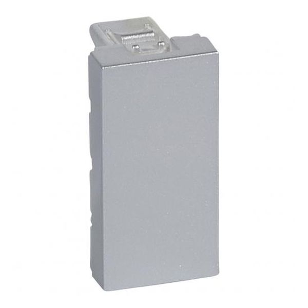 LEGRAND - 79270 ПРАЗЕН МОДУЛ 1МОДУЛА MOSAIC АЛУМИНИЙ