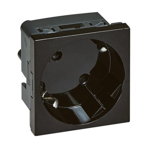 LEGRAND - КОНТАКТ ШУКО 45° 16A MOSAIC ЧЕРНО 79355