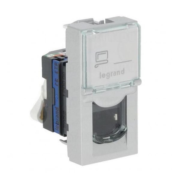 LEGRAND - 79462 РОЗЕТКА RJ45 FTP LCS2 КАТ. 6 1 МОДУЛ MOSAIC АЛУМИНИЙ