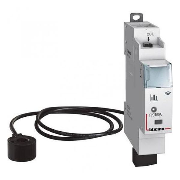 BTICINO - МОДУЛЕН DIN ЕЛЕКТРОМЕР SMART 1 МОД. + ИЗМЕРВАТЕЛЕН ТРАНСФОРМАТОР LIVING NOW BTICINO NETATMO F20T60A