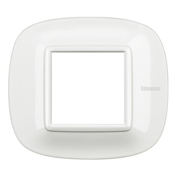 BTICINO - HB4802HD РАМКА 2М БЯЛА ЕЛИПСОВИДНА AXOLUTE