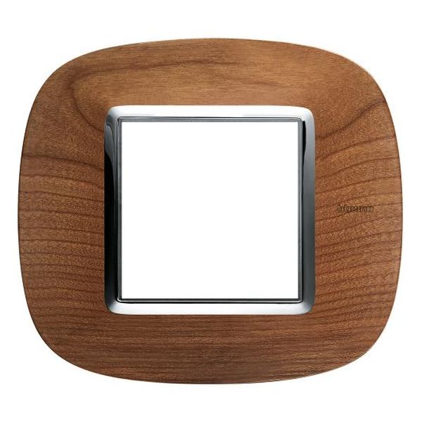 BTICINO - HB4802LCA РАМКА 2М ЧЕРЕША ЕЛИПСОВИДНА ДЪРВО