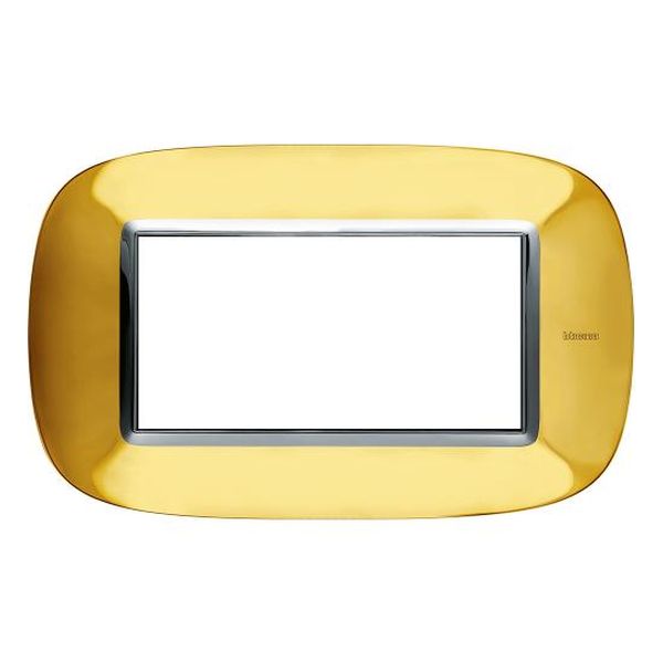 BTICINO - HB4804OR РАМКА 4М ЗЛАТНА ЕЛИПСОВИДНА AXOLUTE