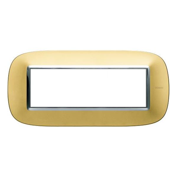 BTICINO - HB4806OSN РАМКА 6М МАТИРАНО ЗЛАТО ЕЛИПСОВИДНА