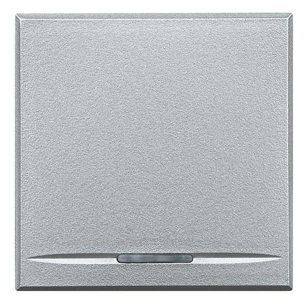 BTICINO - HC4055/2 БУТОН 2 МОД. ЦВЯТ АЛУМИНИЙ AXOLUTE BTICINO