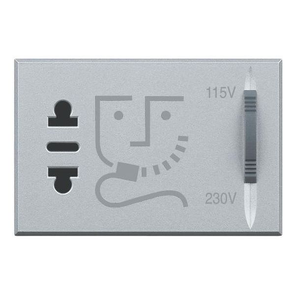 BTICINO - HC4177 AXOLUTE АЛУМИНИЙ