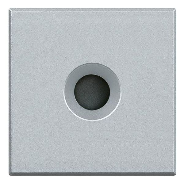 BTICINO - HC4954 ПРАЗЕН МОДУЛ С ОТВОР Ф9ММ 2МОДУЛ AXOLUTE АЛУМИНИЙ