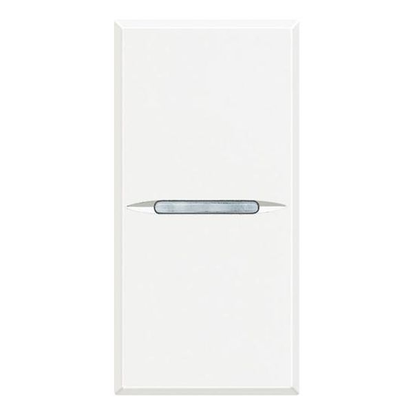 BTICINO - HD4004 КЛЮЧ АКСИАЛЕН КРЪСТАТ 1 МОДУЛ БЯЛО