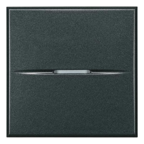 BTICINO - HS4005M2N БУТОН АКСИАЛЕН 2 МОДУЛ АНТРАЦИТ