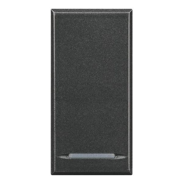 BTICINO - HS4054 КЛЮЧ КРЪСТАТ 1 МОДУЛ AXOLUTE АНТРАЦИТ