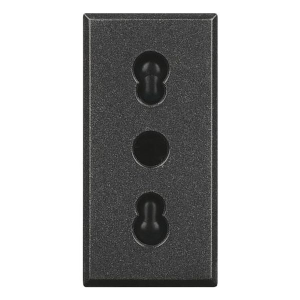 BTICINO - HS4180 КОНТАКТ ИТАЛИАНСКИ СТАНДАРТ 16А АНТРАЦИТ