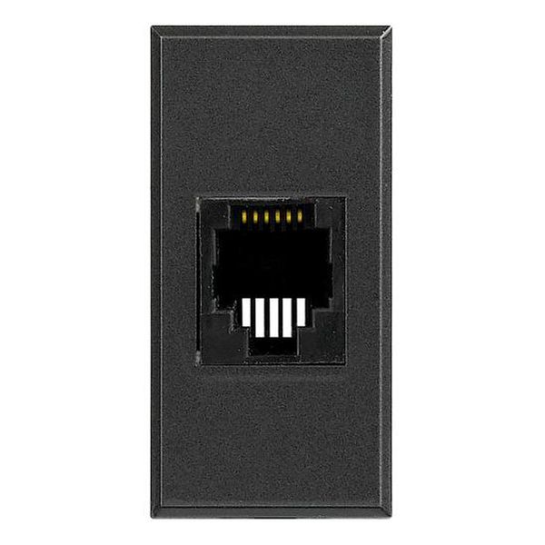 BTICINO - HS4262C6 КОМПЮТЪРНА РОЗЕТКА RJ45 КАТ.6 UTP АНТРАЦИТ