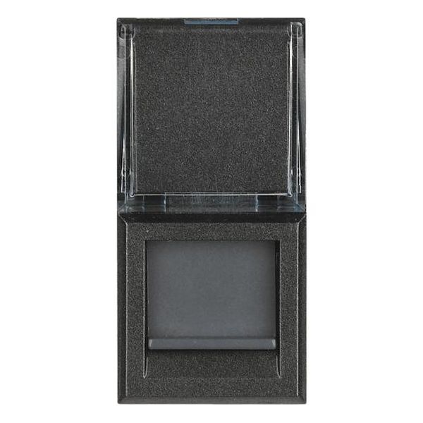 BTICINO - HS4279C6 РОЗЕТКА RJ45 CAT.6 UTP КОНЕКТОР TOOLLES AXOLUTE АНТРАЦИТ