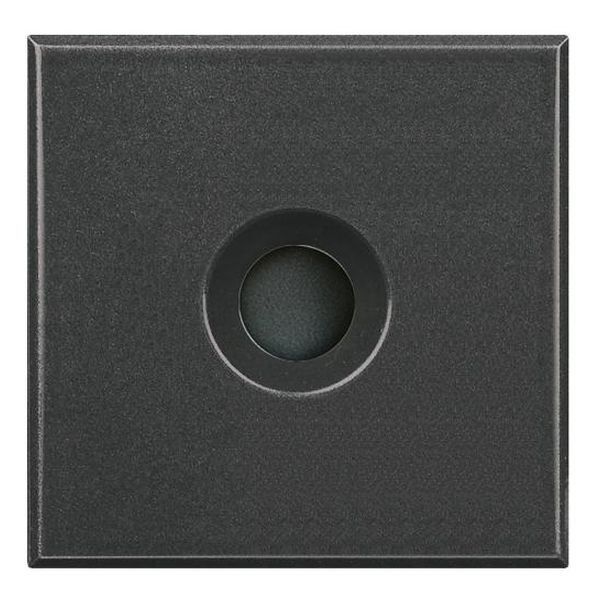 BTICINO - HS4954 ПРАЗЕН МОДУЛ С ОТВОР Ф9ММ 2МОДУЛ AXOLUTE АНТРАЦИТ