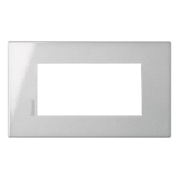 BTICINO - HW4804HC РАМКА 4М МЕТАЛНА СИВА AXOLUTE AIR