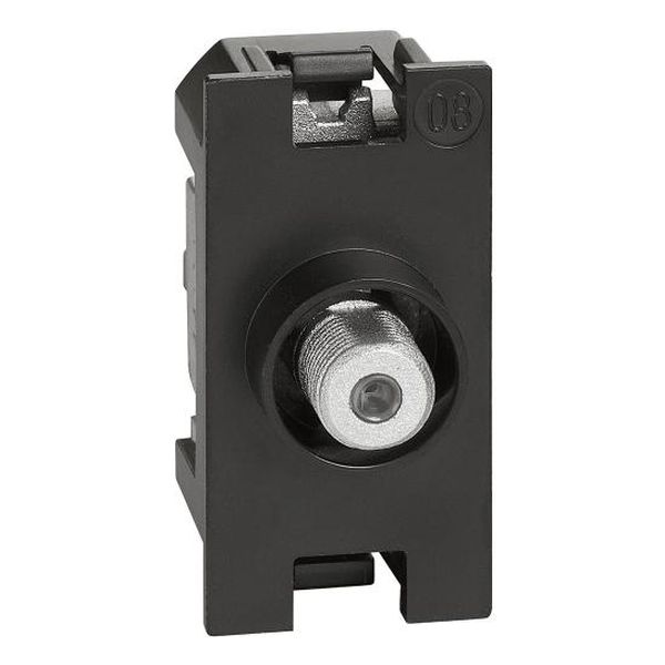 BTICINO - РОЗЕТКА TV ТИП F КОНЕКТОР 1 МОД. LIVING NOW BTICINO K4202F