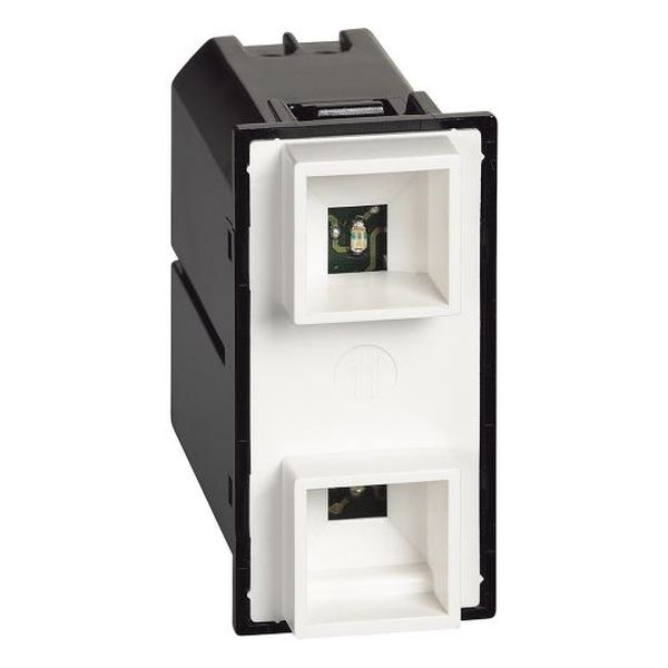 BTICINO - ИНДИКАТОР С LED ЛАМПИ "НЕ МЕ БЕЗПОКОЙТЕ/ПОЧИСТЕТЕ СТАЯТА" 1 МОД. LIVING NOW K4373