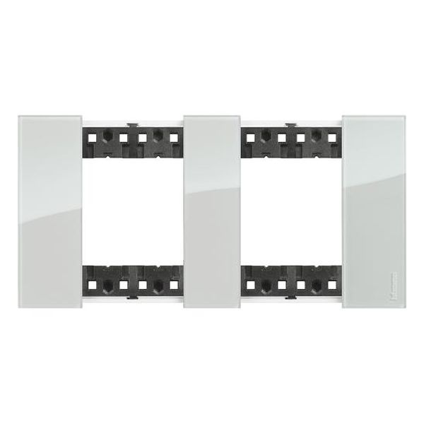 BTICINO - РАМКА 2X2 МОД. НЕМСКИ СТАНДАРТ ЦВЯТ НЕБЕ LIVING NOW BTICINO KA4802M2DA