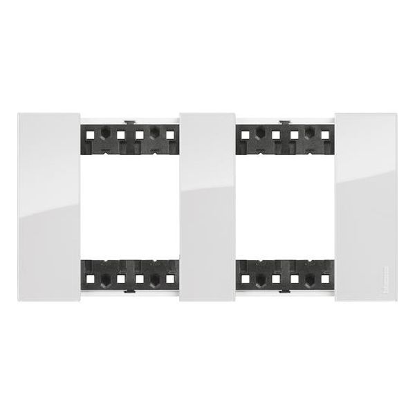 BTICINO - РАМКА 2X2 МОД. НЕМСКИ СТАНДАРТ ЦВЯТ ЛЕД LIVING NOW BTICINO KA4802M2DW