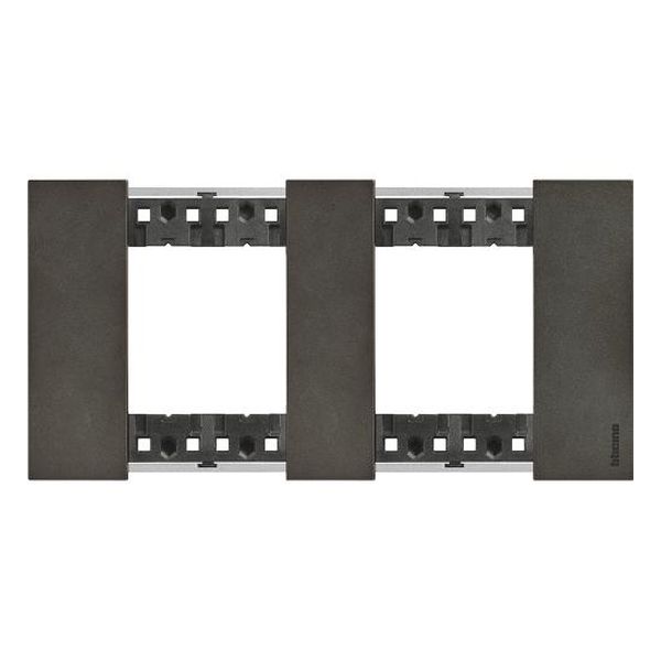 BTICINO - РАМКА 2X2 МОД. НЕМСКИ СТАНДАРТ ЦВЯТ КОСМОС LIVING NOW BTICINO KA4802M2NG