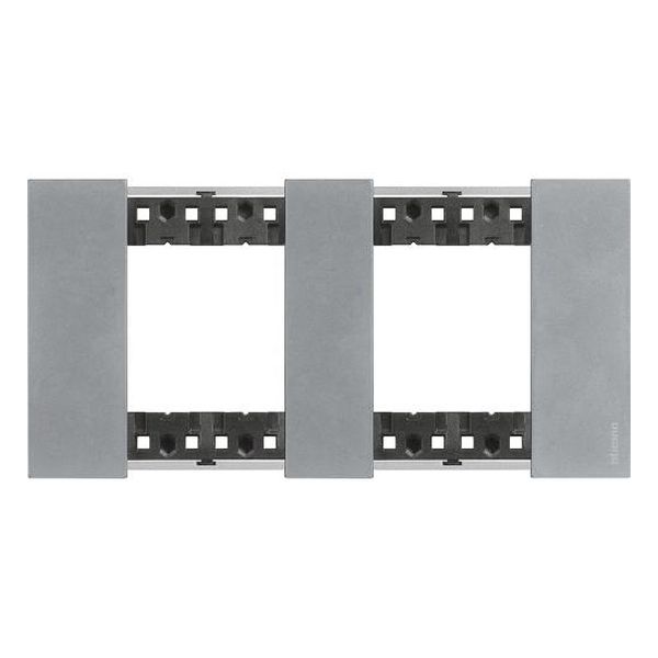 BTICINO - РАМКА 2X2 МОД. НЕМСКИ СТАНДАРТ ЦВЯТ ЛУНА LIVING NOW BTICINO KA4802M2NW