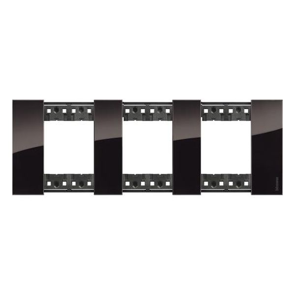 BTICINO - РАМКА 3X2 МОД. НЕМСКИ СТАНДАРТ ЦВЯТ НОЩ LIVING NOW BTICINO KA4802M3DG