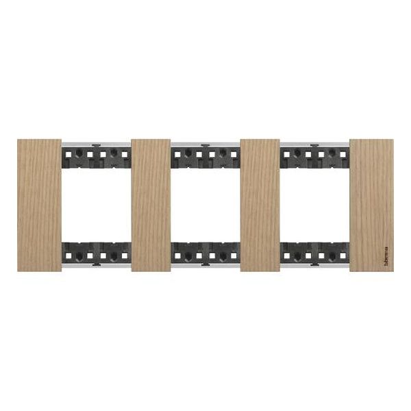 BTICINO - РАМКА 3X2 МОД. НЕМСКИ СТАНДАРТ ЦВЯТ ДЪБ LIVING NOW BTICINO KA4802M3LM