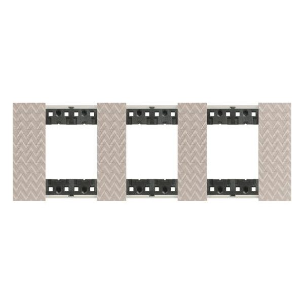 BTICINO - РАМКА 3X2 МОД. НЕМСКИ СТАНДАРТ ЦВЯТ ИЛЮЗИЯ LIVING NOW BTICINO KA4802M3MM