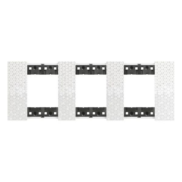 BTICINO - РАМКА 3X2 МОД. НЕМСКИ СТАНДАРТ ЦВЯТ ПИКСЕЛ LIVING NOW BTICINO KA4802M3MW