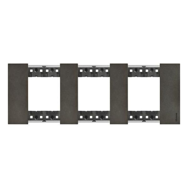 BTICINO - РАМКА 3X2 МОД. НЕМСКИ СТАНДАРТ ЦВЯТ КОСМОС LIVING NOW BTICINO KA4802M3NG