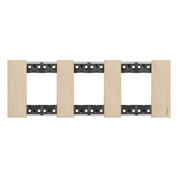 BTICINO - РАМКА 3X2 МОД. НЕМСКИ СТАНДАРТ ЦВЯТ ЗЛАТО LIVING NOW BTICINO KA4802M3ZW