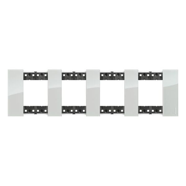 BTICINO - РАМКА 4X2 МОД. НЕМСКИ СТАНДАРТ ЦВЯТ НЕБЕ LIVING NOW BTICINO KA4802M4DA