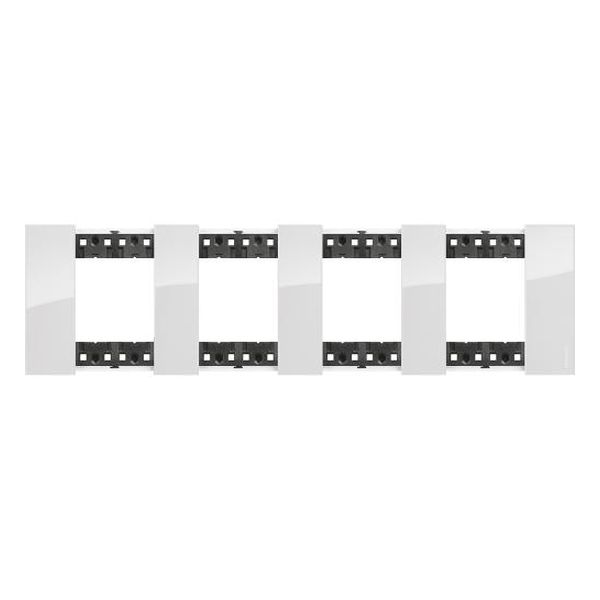 BTICINO - РАМКА 4X2 МОД. НЕМСКИ СТАНДАРТ ЦВЯТ ЛЕД LIVING NOW BTICINO KA4802M4DW