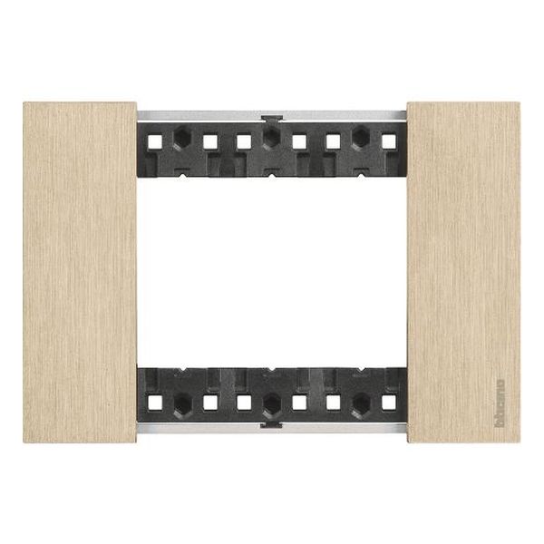 BTICINO - РАМКА 3 МОД. МЕТАЛНА ЦВЯТ ЗЛАТО LIVING NOW BTICINO KA4803ZW