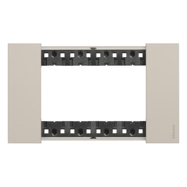 BTICINO - РАМКА 4 МОД. ЦВЯТ КРЕМ LIVING NOW BTICINO KA4804KM