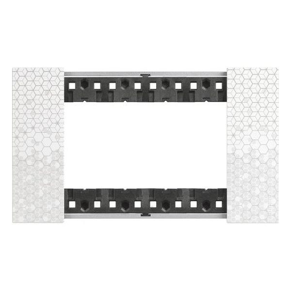 BTICINO - РАМКА 4 МОД. ЦВЯТ ПИКСЕЛ LIVING NOW BTICINO KA4804MW