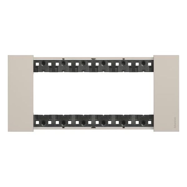 BTICINO - РАМКА 6 МОД. ЦВЯТ КРЕМ LIVING NOW BTICINO KA4806KM