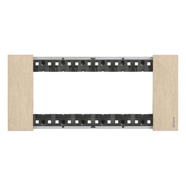 BTICINO - РАМКА 6 МОД. МЕТАЛНА ЦВЯТ ЗЛАТО LIVING NOW BTICINO KA4806ZW