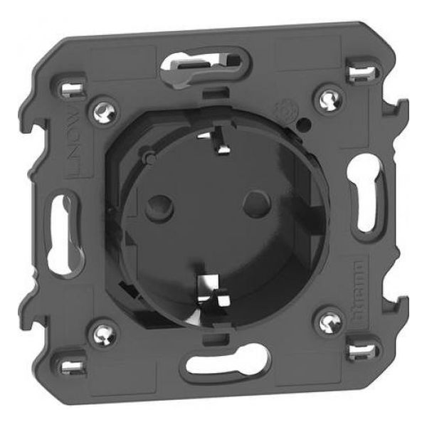 BTICINO - КОНТАКТ 16A SMART ШУКО 2 МОД. ЧЕРЕН LIVING NOW BTICINO NETATMO KG4141AC