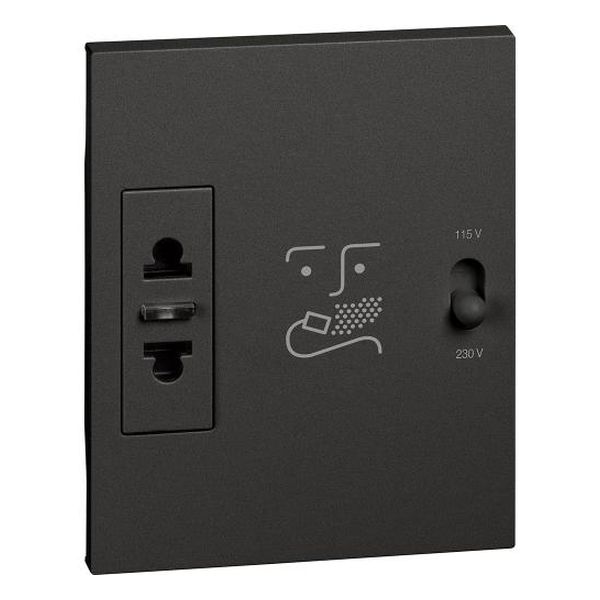 BTICINO - КОНТАКТ ЗА САМОБРЪСНАЧКА 3 МОД. ЦВЯТ ЧЕРЕН LIVING NOW BTICINO KG4177